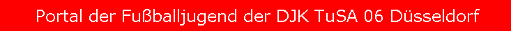 Portal der Fuballjugend der DJK TuSA 06 Dsseldorf